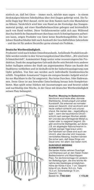 Monatsbrief - Bad - Manufactum