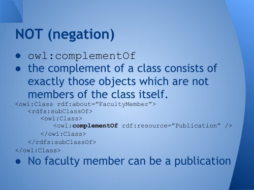 Foundations of Semantic Web Chapter 4 - OWL