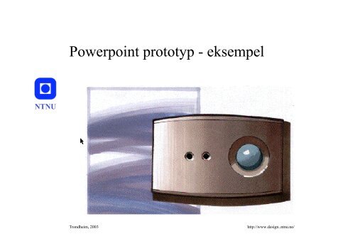 Papirprototyping - NTNU