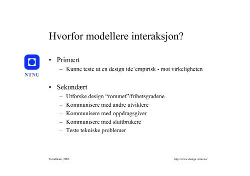 Papirprototyping - NTNU