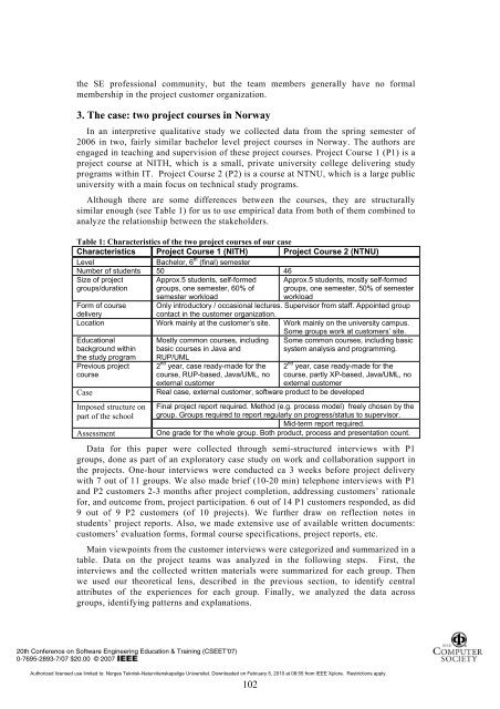 The work-reflection-learning cycle - Department of Computer and ...