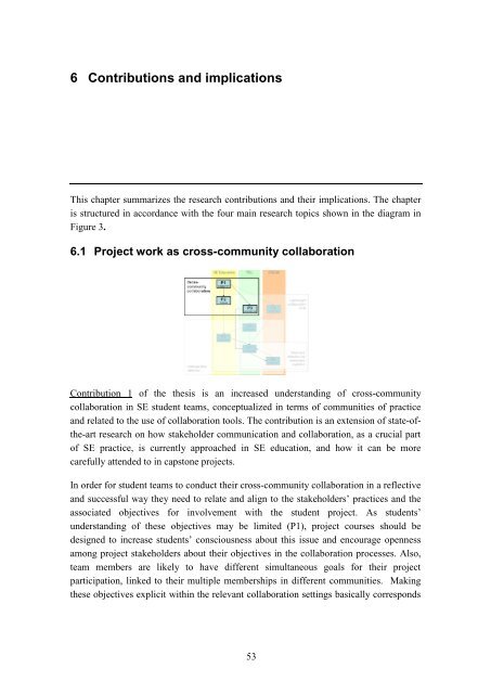 The work-reflection-learning cycle - Department of Computer and ...