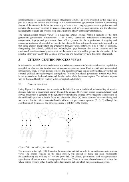 Multi-channel provisioning of public services - Department of ...