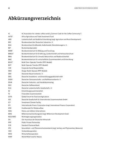 Sektoranalyse - BMZ