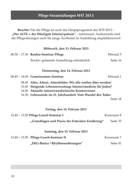 31. WIENER INTENSIVMEDIZINISCHE TAGE - AKE