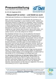 Pressemitteilung - Deutscher Wasserstoff-Verband (DWV)