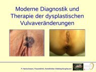 Moderne Diagnostik und Therapie der dysplastischen ...