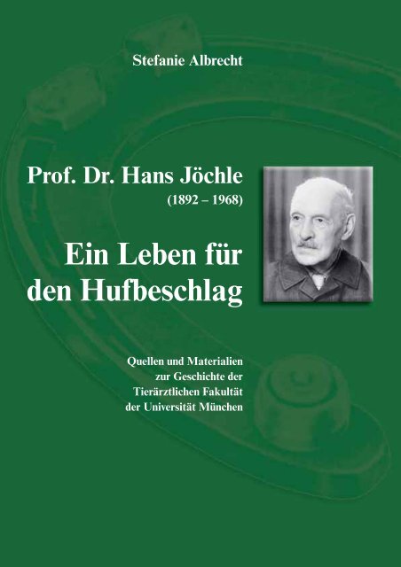 Ein Leben für den Hufbeschlag - Tiho Bibliothek elib - Tierärztliche ...