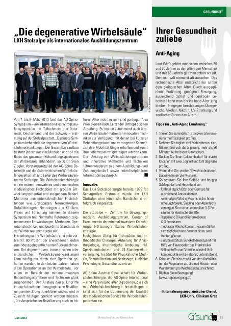 PDF-Ausgabe - G'sund.net