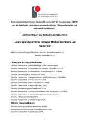 Leitlinienreport LL axiale SpA_2013_final - Deutsche Gesellschaft ...