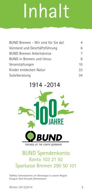 Winterprogramm 2013/2014 - BUND fÃ¼r Umwelt und Naturschutz ...