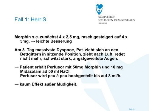 Delirmanagement in der Geriatrie und Palliativmedizin - EvKB