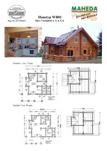 Haustyp WB01 - Blockhaus Barth