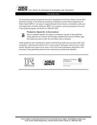 Fact Sheet for Emergency Evaluation and Treatment - Illinois ...