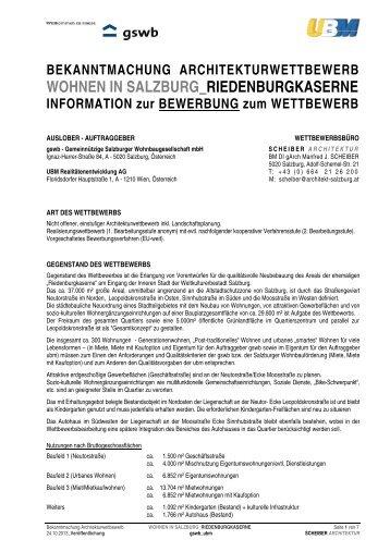 Bewerbungsinformation (pdf, 590KB) - architekturwettbewerb