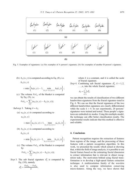 New method for feature extraction based on fractal behavior - IDRBT