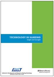 Technology in Banking-Insight and Foresight for BTA_2011 ... - IDRBT