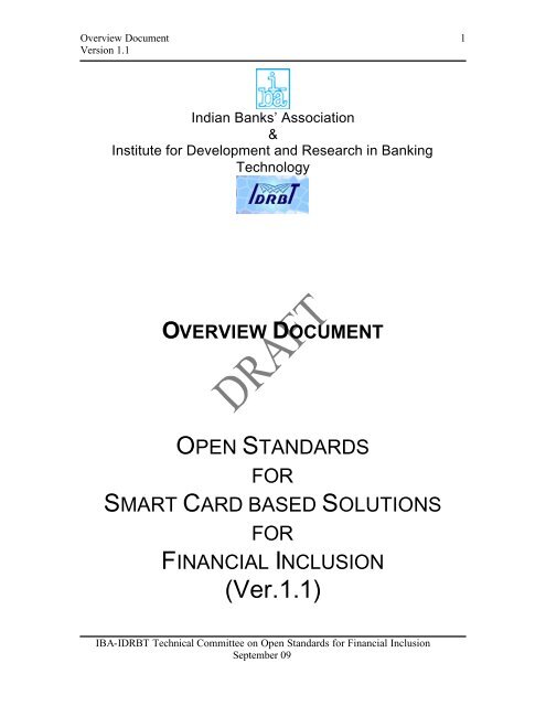 FI Overview Document Version 1.1.pdf - IDRBT