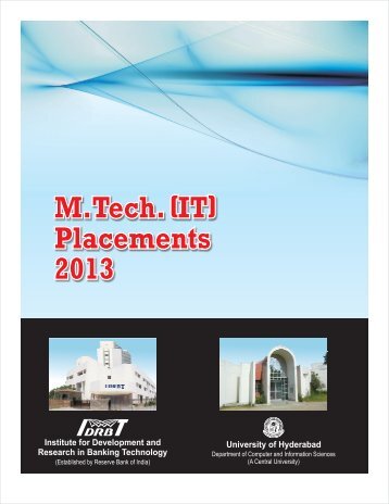 MTech IT Placements 2013.pdf - IDRBT