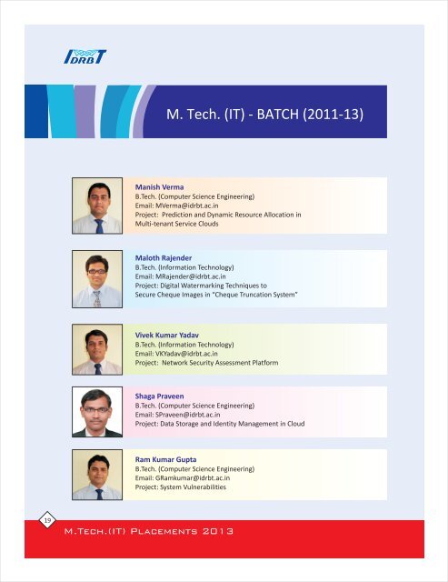 MTech IT Placements 2013.pdf - IDRBT