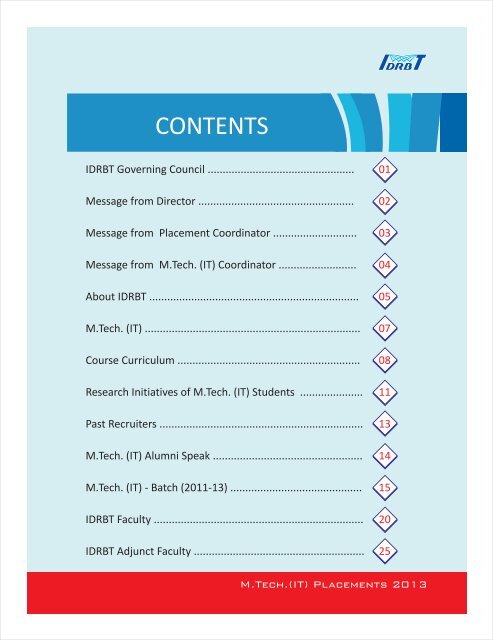 MTech IT Placements 2013.pdf - IDRBT