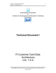 FI Card Data Architecture Document Ver 1.5.4.pdf - IDRBT