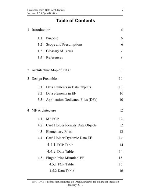 FI Card Data Architecture Document Ver 1.5.4.pdf - IDRBT