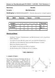 Klausur Maschinendynamik WS201011