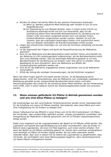 Faktenblatt zum U3-Ausbau (PDF, 80 KB) - Landschaftsverband ...