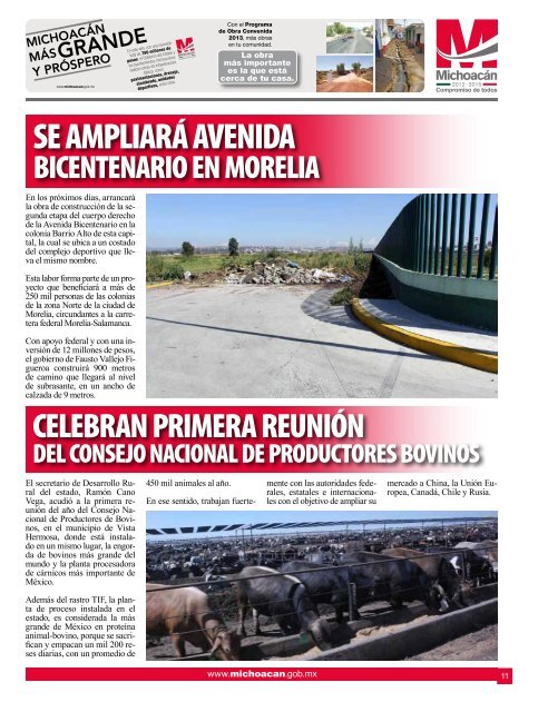 Michoacán Informa - Tercera semana del mes de enero