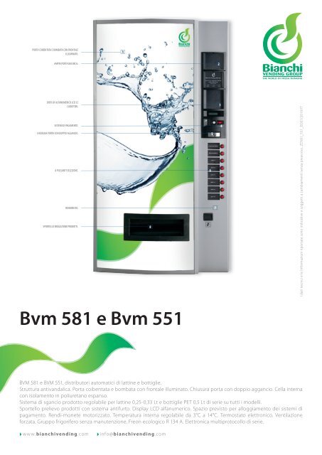 Bvm 581 e Bvm 551 - Bianchi