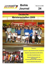 Bohle Journal 24 - Deutscher Kegler