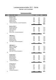 Landesmeisterschaften 2011 - Bohle Herren und Junioren