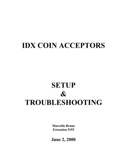 Setup & Troubleshooting For The X-10 Xeptor - IDX Inc