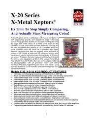 X-20 Series X-Metal XeptorsÂ® - IDX Inc