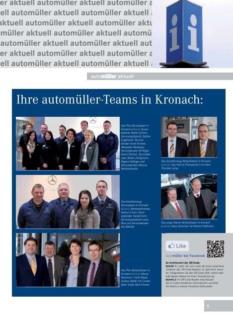 Ihre automüller-Teams in Kronach: - Auto Müller Gmbh & Co. KG