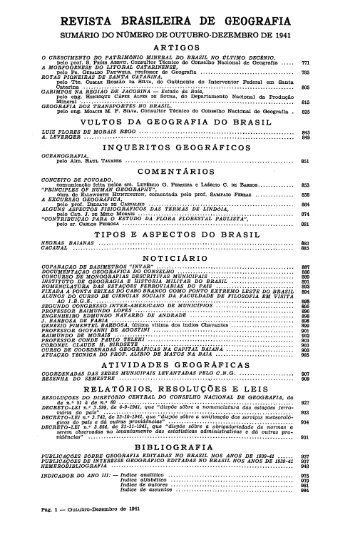 REVISTA BRASILEIRA DE GEOGRAFIA - Biblioteca do IBGE