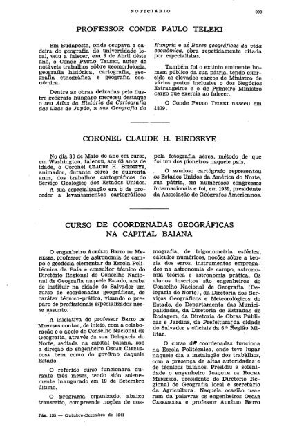 REVISTA BRASILEIRA DE GEOGRAFIA - Biblioteca do IBGE