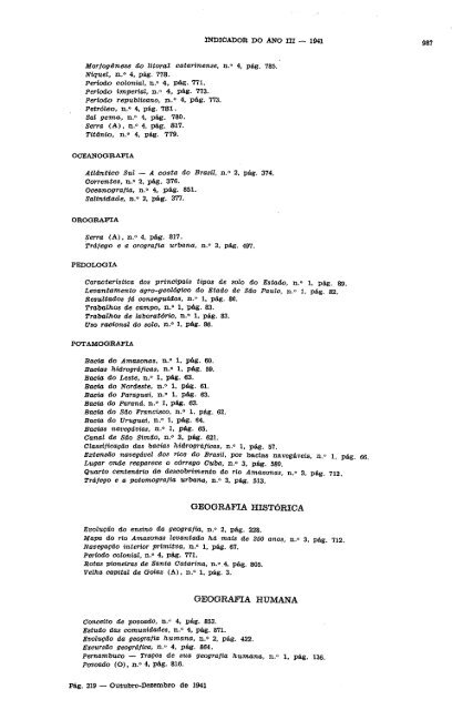 REVISTA BRASILEIRA DE GEOGRAFIA - Biblioteca do IBGE