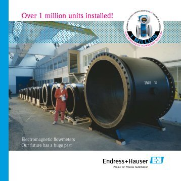 Over 1 million units installed! - Endress+Hauser Ireland