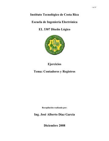 Ejercicios Tema: Contadores y Registros - Escuela de IngenierÃ­a ...