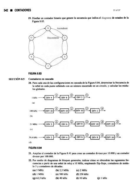 Ejercicios Tema: Contadores y Registros - Escuela de IngenierÃ­a ...