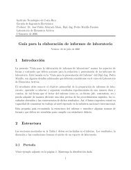 Guia para elaboracion de informes - Escuela de IngenierÃ­a ...