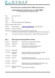 Intermediate level training course on VEDA-TIMES - iea-etsap