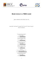 Transport Modal choice in a TIMES model - iea-etsap