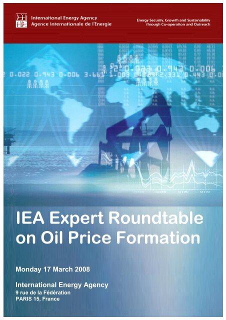 IEA Expert Roundtable on Oil Price Formation