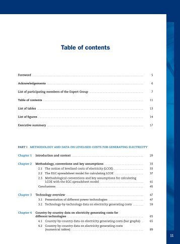 Projected Costs of Generating Electricity - 2010 Edition, Table ... - IEA