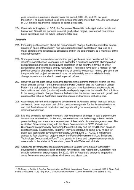 CIAB Market & Policy developments 2005/06 - IEA