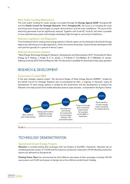 OES Annual Report 2012 - Ocean Energy Systems