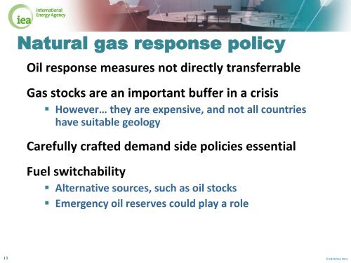 Day 2 Emergency Response Policy - International Energy Agency